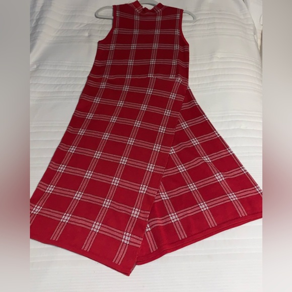 Cute Fall Plaid Sweater Dress - Picture 3 of 10